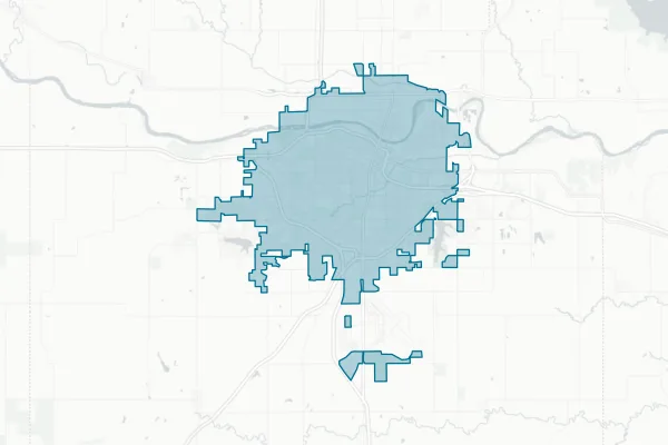 City of Topeka — detail map