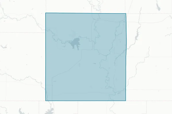 KINGMAN COUNTY, KANSAS — detail map
