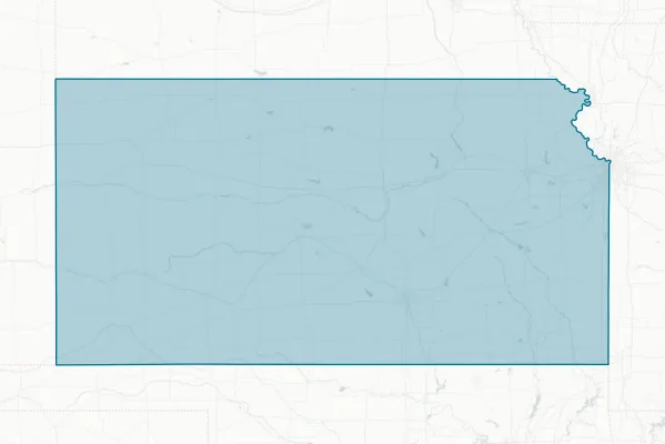 State of Kansas — detail map