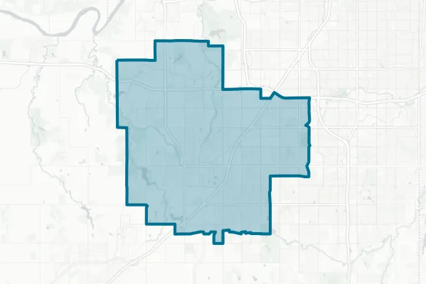 Olathe Public School, Unified School District No 233 — detail map