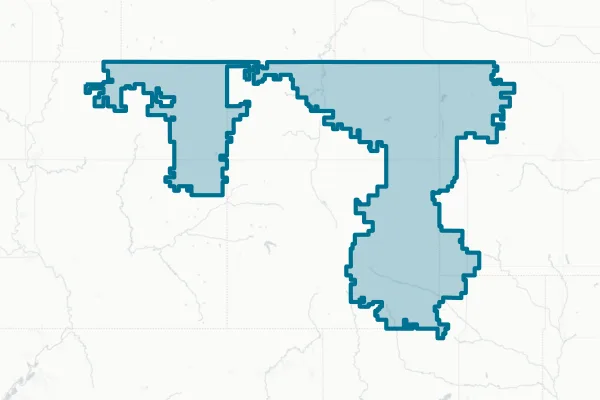 Prairie Hills Unified School District #113 — detail map