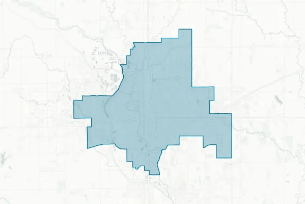 Wichita Public Schools Unified School District No 259 — detail map