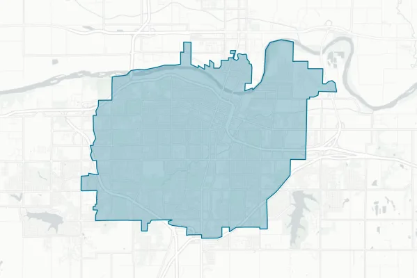Topeka Public Schools Unified School District No. 501 — detail map