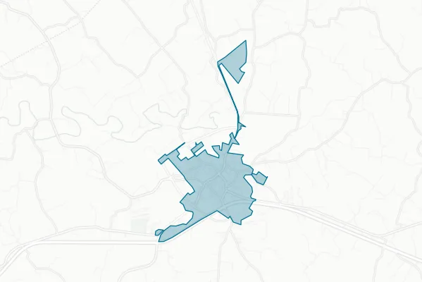 City of Columbia — detail map