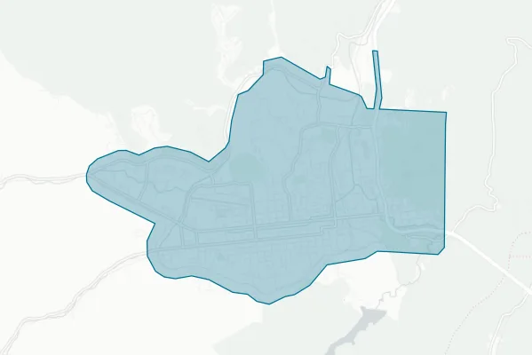 City of Middlesboro — detail map