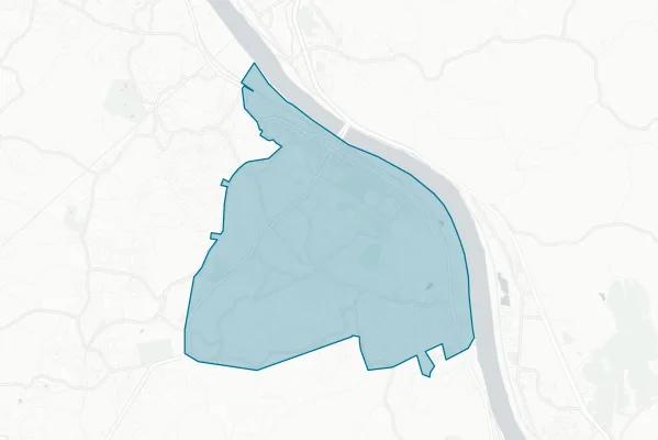 City of Ashland — detail map