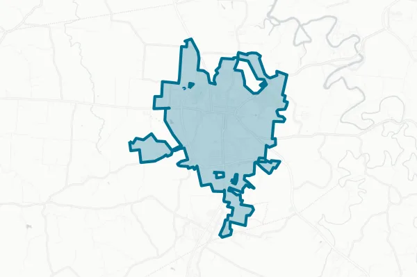 City of Danville — detail map