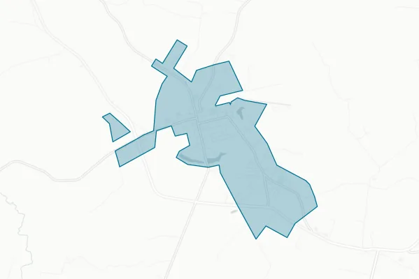 City of Hardinsburg Kentucky — detail map