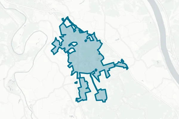 City of Alexandria — detail map