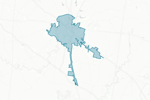 City of Hopkinsville — detail map