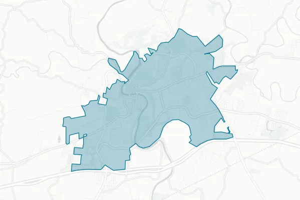 City of Frankfort — detail map