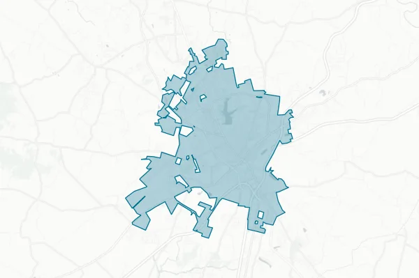 City of Elizabethtown — detail map
