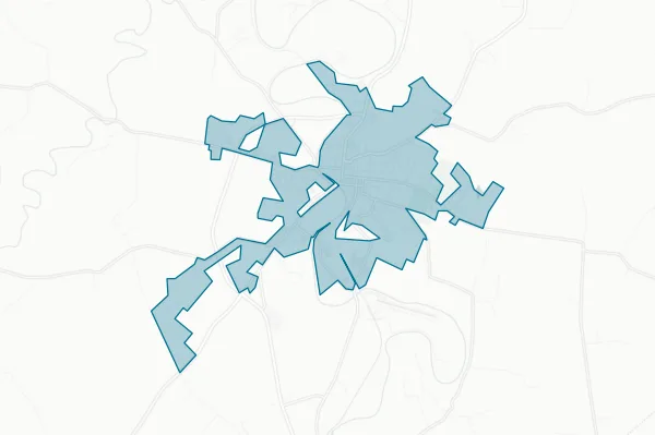 City of Cynthiana — detail map