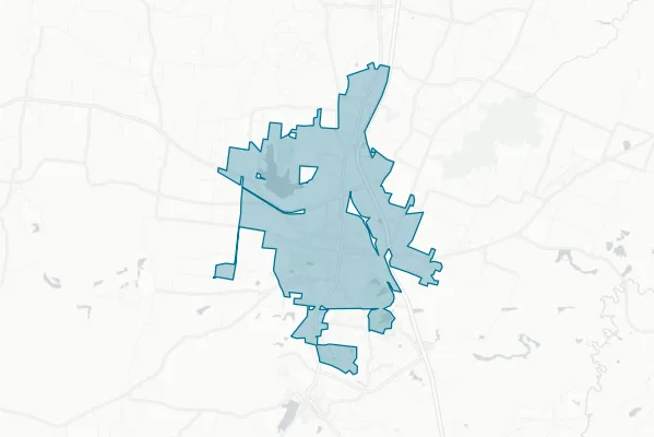 City of Madisonville — detail map