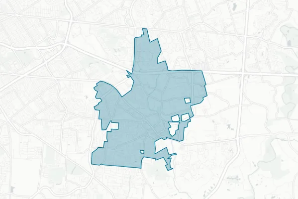 City of Jeffersontown — detail map