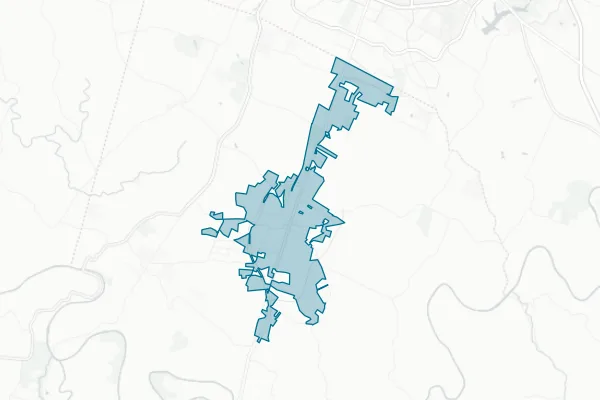 City of Nicholasville — detail map