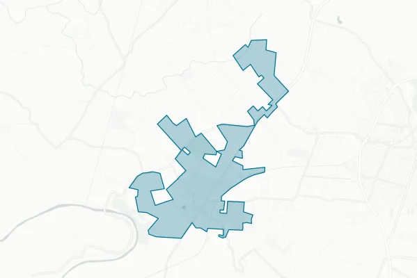 City of Wilmore — detail map