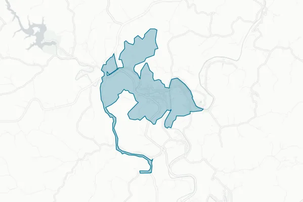 City of Paintsville — detail map