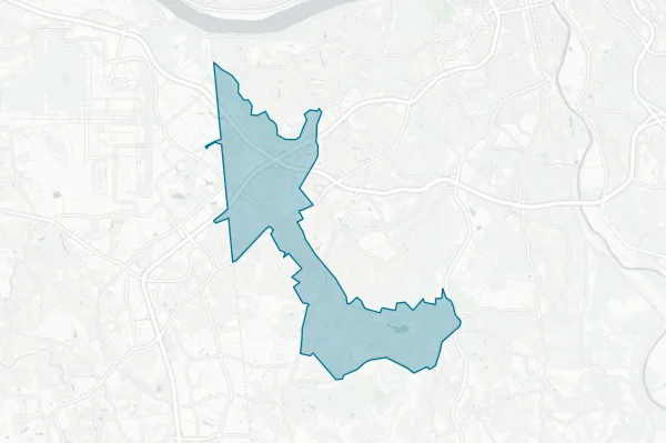 City of Erlanger — detail map