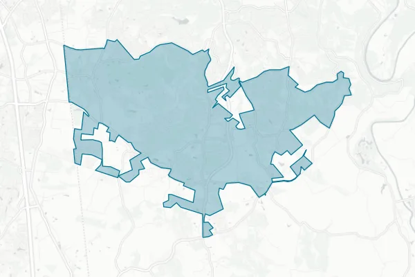 City of Independence — detail map