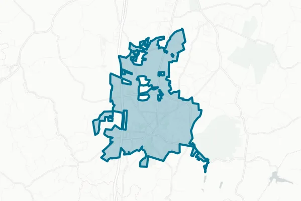 City of Berea — detail map