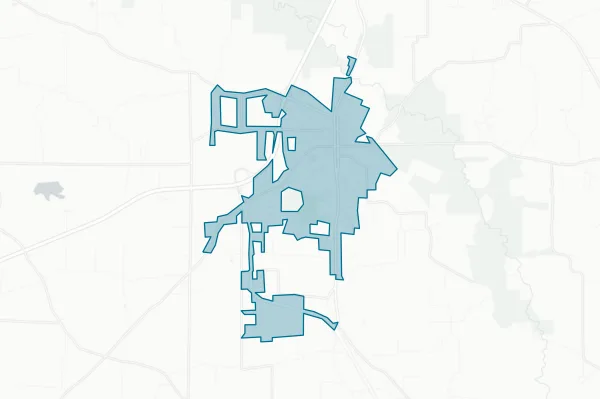 City of Benton — detail map
