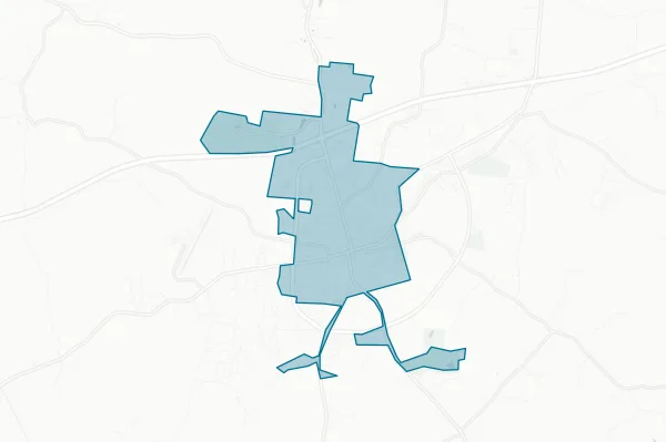 City of Mount Sterling — detail map
