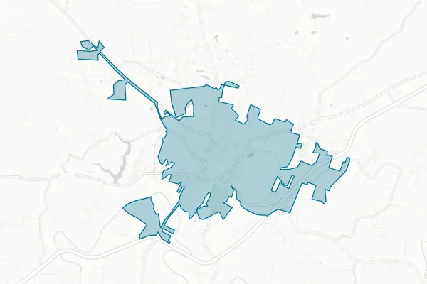 City of Bardstown — detail map