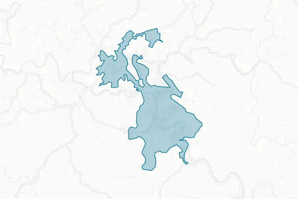 City of Hazard — detail map