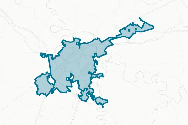 The City of Bowling Green — detail map