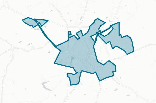 City of Springfield — detail map