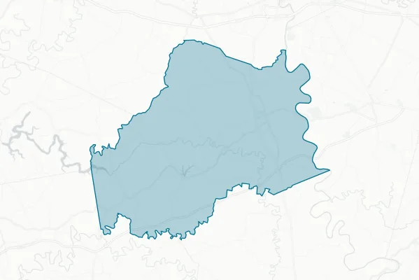 Anderson County Board of Education — detail map