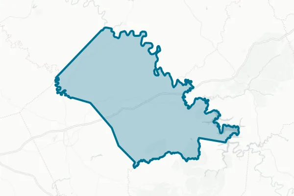 Bath County School District — detail map
