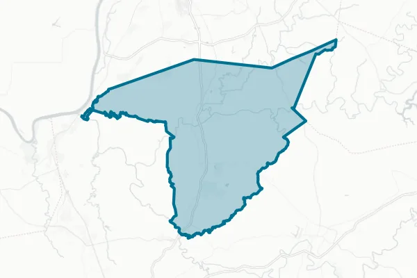 Bullitt County School District — detail map