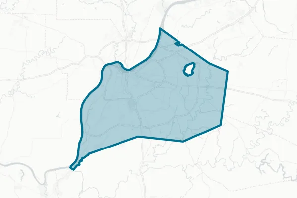 Jefferson County Board of Education — detail map