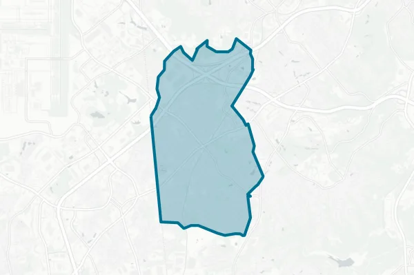 Erlanger-Elsmere Independent School District — detail map