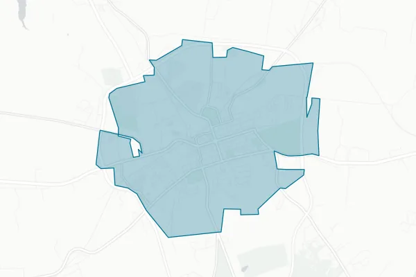 Russellville Independent School District — detail map
