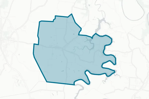 Burgin Independent School District — detail map