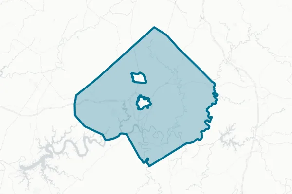 Pulaski County Board of Education — detail map