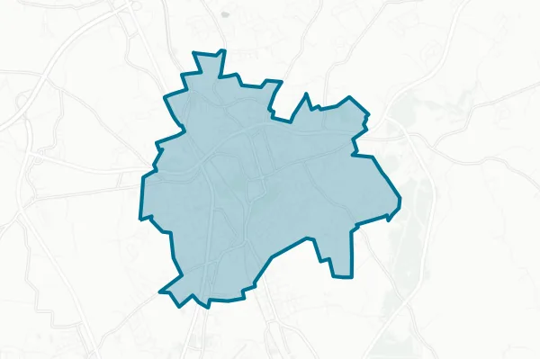 Somerset Independent Board of Education — detail map