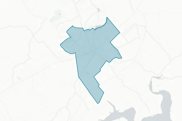Campbellsville Independent School Distsrict — detail map