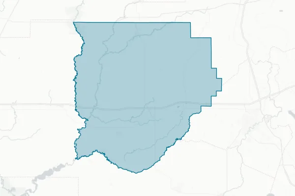 Acadia Parish Police Jury — detail map