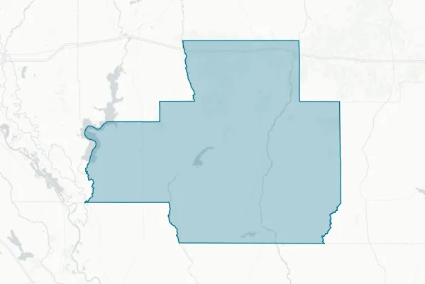 Bienville Parish Police Jury — detail map