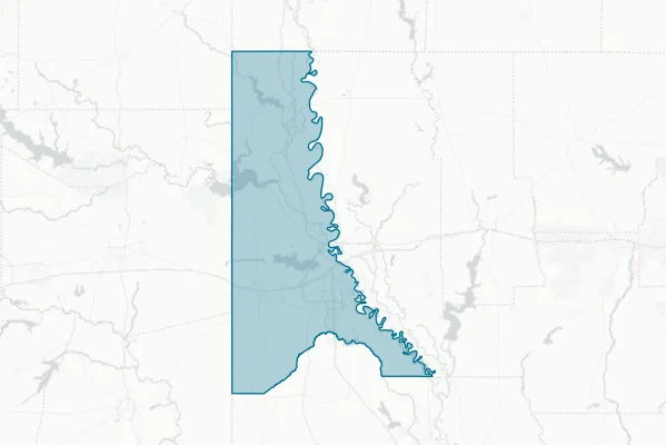 Caddo Parish Sheriff — detail map