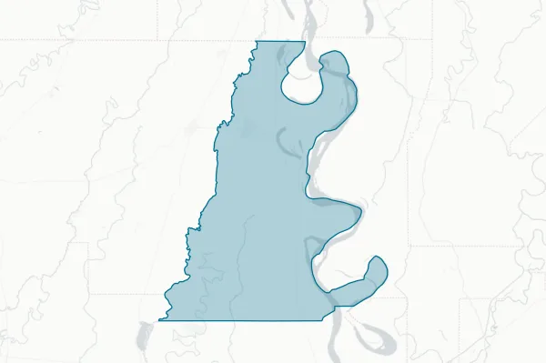 East Carroll Parish Police Jury — detail map