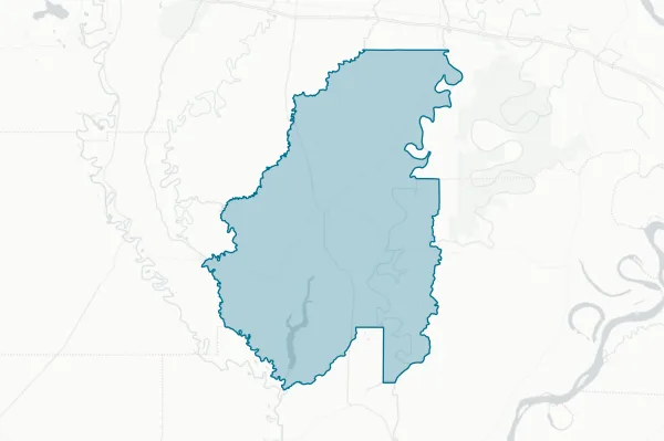 Franklin Parish Police Jury — detail map