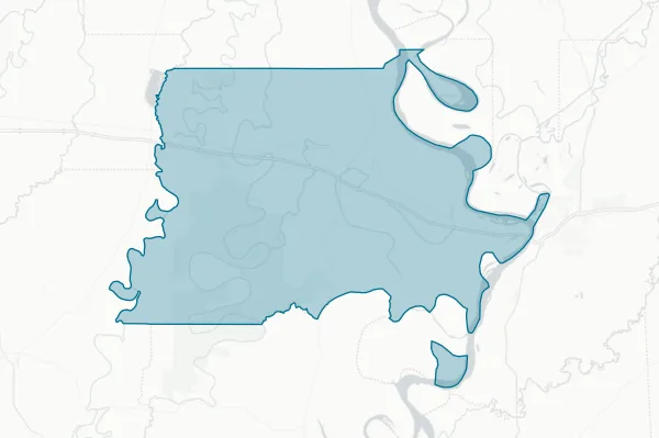 Madison Parish Police Jury — detail map