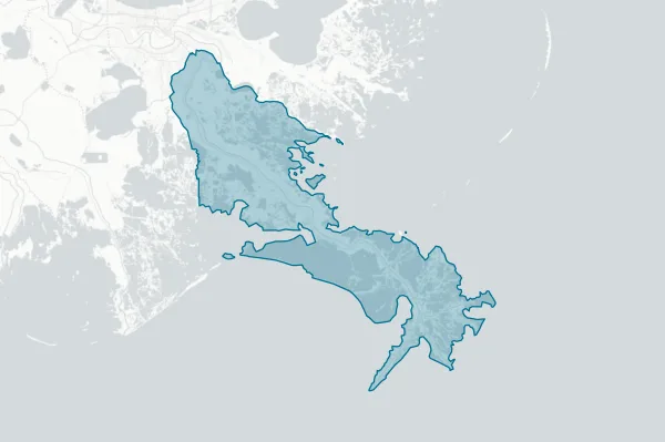 Plaquemines Parish Sheriff — detail map