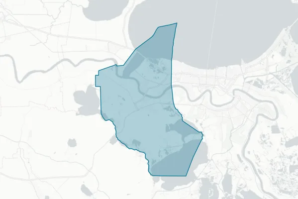 St. Charles Parish Council — detail map