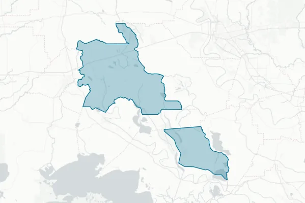St. Martin Parish Government — detail map